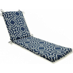 Pillow Perfect Āra/iekšpuses spilvens Carmody Chaise Lounge Cushion, Carmody Navy, 80 collas. L x 23 col. W x 3 col. D