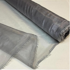 Space Grey Plain Sheer Voile aizkars Viegla svara organzas aizkars Kāzu krēslu siksnas 150 cm plats