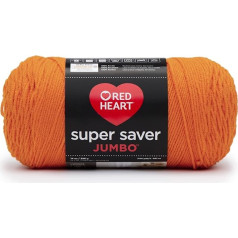 Red Heart Super Saver Jumbo E302C, ķirbis, akrils, akrils, 0,1 x 0,1 x 0,1 cm, 2043