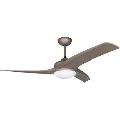 Orbegozo CP - Griestu ventilators ar apgaismojumu un tālvadības pulti, 3 lāpstiņas, 105 cm, brūns