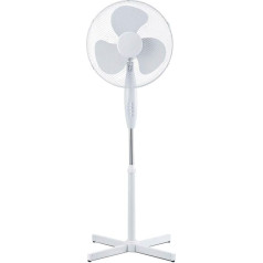 V-TAC SKU 7922 VT-4016-3 Ventilators 40 W, grīdas ventilators 120 cm, 3 lāpstiņas, plastmasas, balts