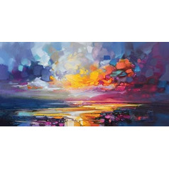 Scott Naismith audekla apdruka, koks, daudzkrāsains, 50 x 100 cm