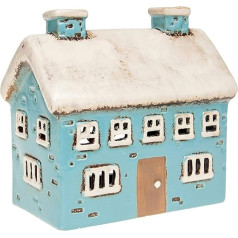 Village Pottery Blue House tējas gaismas turētājs