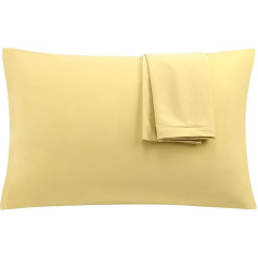 Sourcing Map 2 Pack Soft Microfibre Series 1800 Zippered Pillow Cases Wrinkle Free Fade Resistant