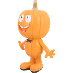 Yardwe Home Decor Halloween ķirbju figūra no sveķiem Smieklīga ķirbju apdare Halloween galda biedējoša apdare Galda galda ķirbju statuja āra dārza ballīšu aksesuāriem