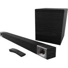 Klipsch Саундбар Cinema 600 black плюс акустическая система с сабвуфером