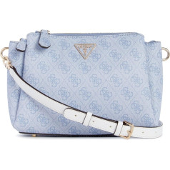 GUESS Damen Noelle Triple Compartment Crossbody, somiņa ar trīs nodalījumiem un DREI Fächern