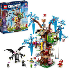 LEGO 71461 Dreamzzz Fantastinis medžio namas rinkinys, sukonstruokite 2 skirtingus variantus, su ponia Kastiljo, Izzi, Mateo ir naktiniu medžiotoju, išradingas žaislas pagal televizijos laidą