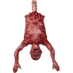 molezu Halloween Hanging Corpse Party Props Latex Corpse Stripping, gumijas malas Hanging Bust Haunted House Decoration 40 x 30 x 7 collas