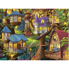 Ravensburger Twilight in The Treetops 1500 gabaliņu puzle pieaugušajiem - 12001009 - Rokdarbu rīki, ražots Vācijā, katrs gabaliņš kopā