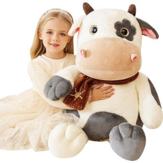 EARTHSOUND Large Cow Cuddly Toy, Giant Soft Toy, 78 cm, XL, XXL, Giant Plush Toy, Large Plush Toy, Soft Plush Toy, Gift for Children