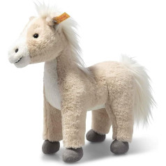 Steiff Gola Horse Cuddly Toy, Cute Stuffed Toy with Plastic Eyes, Children, Boys & Girls, Soft Cuddly Friends, Plush Toy 27 cm, Beige, 074318