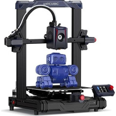 Anycubic Kobra 2 Neo 3D printeris, 250 mm/s ātrgaitas LeviQ 2.0 automātiskā izlīdzināšana, lietotājam draudzīgs iesācējiem, drukas izmērs 220 x 220 x 250 mm, atvērtais pirmkods