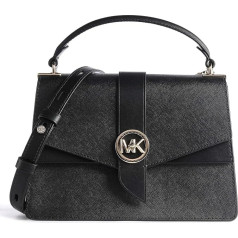 Michael Kors Sieviešu soma Md Th Satchel, melna, M ES, melna