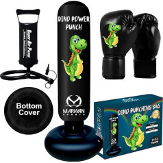 Piepūšamais Dino Punch Bag Black