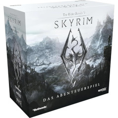 Modiphius Games, The Elder Scrolls V - Skyrim: The Adventure Game, Ekspertu spēle, Galda spēle, 1-4 spēlētāji, Vecums no 14 līdz 16 gadiem, 90 minūtes, Vācu, Daudzkrāsaina, Daudzkrāsaina