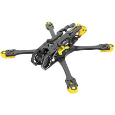 SpeedyBee Master 5 HD FPV drono rėmas, skirtas DJI oro vienetui O3-5 colių lenktynių laisvojo stiliaus keturračio komplektas su antišokine struktūra Keletas kameros laikiklių Aliuminio šilumos išsklaidymas FPV FC ESC VTX ANTENNA GPS