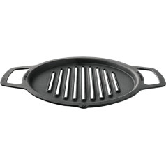 Solo Stove Čuguna restes grilam Fire Bowl Ranger Grila plāksne Fire Pit Ranger, pārveidošana no Fire Pit uz grilu, piederumi āra ugunskuram, gatavošanas virsma: Diametrs 36 cm, 5,9 kg