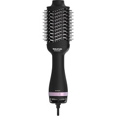 Taurus Air Wave Ionic Air Shape Brush 1200W Joniskā keramikas pārklājuma smalkiem un bieziem sariem 3 ātrumi un temperatūras Aukstais uzgalis Maksimālais tilpums Žāvē un veido stilu