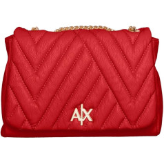 Armani Exchange Sieviešu Margareth, ķēdes plecu siksnas, Soft Touch Crossbody Medium