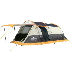 OLPRO Outdoor Leisure Products Knightwick 3,7 m x 2,2 m tuneļveida telts, oranža/melna krāsa