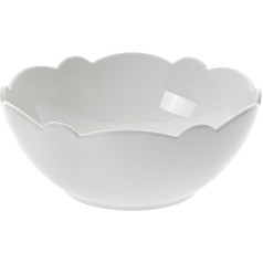 Alessi Porcelāna bļoda ar reljefa rotājumu, balta, 4 gab., Alessi Dressed Porcelain Bowl with Relief Decoration, White - Set of 4