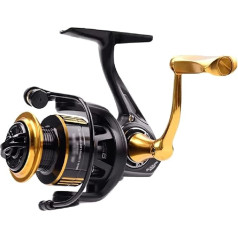 Baitcasting-Angelrolle, Metallpartikel-Spinnrolle, 800 1000, Max. Widerstand 4 kg, No Gap, Salzwasser-Karpfen-Spinnrollen für Forellen, Barsche, stark