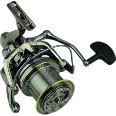 Makšķerēšanas spole Surf Reel Augstas stiprības metāla ritošā zvejas spole Liela spēļu spole Enkuru vējstieple Saltwater Fishing Machine 10000 Carp Spinning Reel Makšķerēšana ar vieglumu