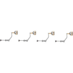 Yardwe 4 Stück Angelrollenwippe Rollengriff Aus Aluminiumlegierung Angeln Einschraubbare Rollenkurbel Angelrolle Griff Ersetzen Rollengriffumbau Schwere Griffe Spule Rotieren Handhaben