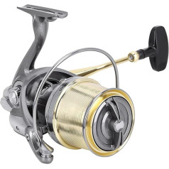 HNGM Makšķerēšanas spole Vieglā makšķerēšanas spole Long Cast Spining Reel Full Water Dual Use 20 kg Brake Power Makšķerēšanas spole Makšķerēšanas rīks (Spole ietilpība : 12000 Series)