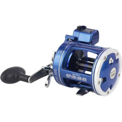 XUMI Blue Spinning Reel Makšķerēšanas spole Makšķerēšanas spole 3.8: 1 pārnesumu attiecība 12 BB ar skaitītāju Makšķerēšanas makšķerēšana Tackle