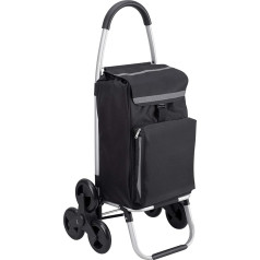 Meister Folding Shopping Trolley with Cool Compartment with Removable Rainproof Bag with Capacity of 54 L, 6816810