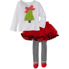 Mud Pie Baby Girls' Tree Skirt komplekts