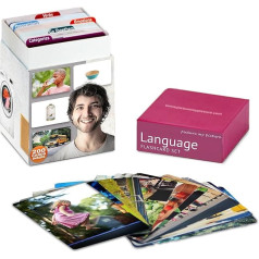 Picture My Picture Feelings and Emotions, Positions, Verbs, Categories and Go Togethers Flash Card Set | Logopēdijas materiāli, ESL materiāli (1. sējums)