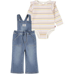 Levi's Baby Girl Lvg Ruffle Slv Flare vispārējo S 1ej297 komplekts