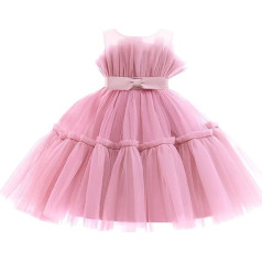 Miipat Baby Girl Sleeveless Toddler Tulle Princess Dresses for Party Festive Birthday Wedding