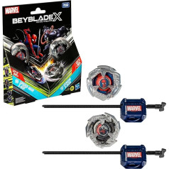 Hasbro Beyblade X Marvel sadarbības komplekts Spider-Man 3-60F vs Venom 3-80N Multipack komplekts