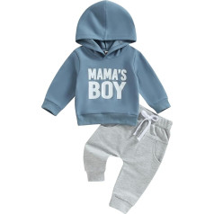 Yassiglia Baby Boys apģērbu komplekts Newborn 2 gabalu apģērbs toddler rudens apģērbu komplekti Jogging Suit mazulim zēns Hoodie + bikses komplekts