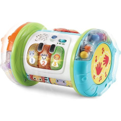 VTech Baby 3-in-1 Rolling Explorer Drum - interaktīvā rotaļlieta ar mūziku - bērniem no 9 līdz 36 mēnešiem