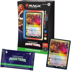 Magic: The Gathering Commander Masters Commander Deck - Planeswalker Party (Collector's Booster Sample Pack of 2 Cards, vācu versija)