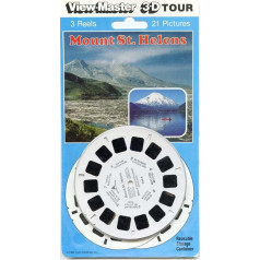 ViewMaster - Mount St. Helens National Volcanic Monument - 3 spoles kartē - NEW by ViewMaster