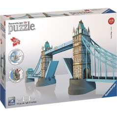 Ravensburger Londonas torņa tilta celtniecības 3D puzle (216 gabaliņi)