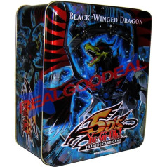 YuGiOh 5Ds 2010 Collection Tin 1st Wave BlackWinged Dragon Chimeratech Fortre...