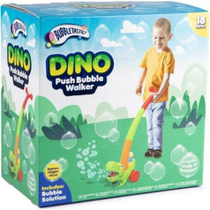 Bubbletastic dinozauru pastaiga ar šķīdumu, burbuļu veidotājs, pūšamā mašīna, zēniem, bērniem, āra iekštelpu rotaļlieta no 18 mēnešiem