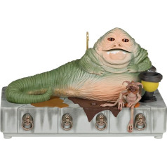 Hallmark Keepsake Ziemassvētku ornaments 2023, Star Wars: Return of The Jedi Jabba The Hutt Ornaments ar skaņu un kustību, dāvanas Zvaigžņu karu faniem