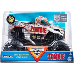 Monster Jam MJ Oficiālais zombiju monstertūres auto, 1:24 mērogs