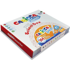 CARIOCA Schoolbox 42826/E Filca pildspalvu pildspalvas, daudzkrāsainas