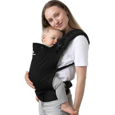 DROMADER gurnu nēsātājs - ergonomisks bērnu nēsātājs bērniem no 7-15 kg - priekšējais un aizmugurējais nēsātājs - regulējamas siksnas - 100% kokvilna - mazgājams veļas mašīnā