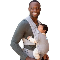 Moby Ultralight Hybrid Baby Carrier in Cloud Shape | Bērnu nēsāšana māmiņām, tētiem un aprūpētājiem | Jaundzimušo nēsāšana | Bērnu nēsāšana zīdaiņiem līdz 15 kg | Viegls | Mazgājams veļas mašīnā | Whisper