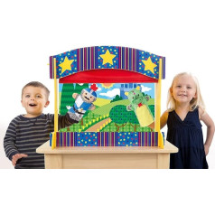 MD Melissa & Doug galda leļļu teātris Kasperle Theatre, 61 x 54 x 30 cm, daudzkrāsains